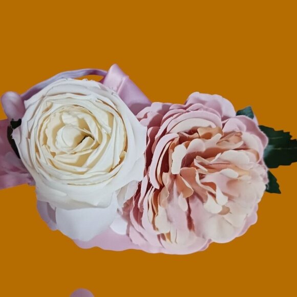 Top Paw Pet Dress & Headband Pink Floral Large - Picture 13 of 16